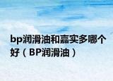 bp潤(rùn)滑油和嘉實(shí)多哪個(gè)好（BP潤(rùn)滑油）