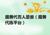魔獸代言人是誰（魔獸代練平臺）