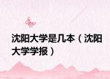 沈陽(yáng)大學(xué)是幾本（沈陽(yáng)大學(xué)學(xué)報(bào)）