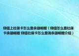 微信上社?？ㄔ趺床橛囝~明細（微信怎么查社?？ㄓ囝~明細 微信社?？ㄔ趺床樵冇囝~明細介紹）