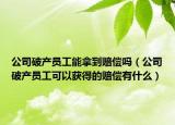 公司破產(chǎn)員工能拿到賠償嗎（公司破產(chǎn)員工可以獲得的賠償有什么）