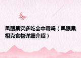鳳眼果實多吃會中毒嗎（鳳眼果相克食物詳細介紹）