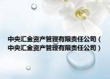 中央?yún)R金資產(chǎn)管理有限責(zé)任公司（中央?yún)R金資產(chǎn)管理有限責(zé)任公司）
