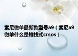 索尼微單最新款型號a9（索尼a9微單什么是堆棧式cmos）