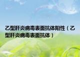 乙型肝炎病毒表面抗體陽性（乙型肝炎病毒表面抗體）