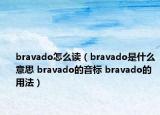 bravado怎么讀（bravado是什么意思 bravado的音標(biāo) bravado的用法）
