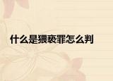 什么是猥褻罪怎么判