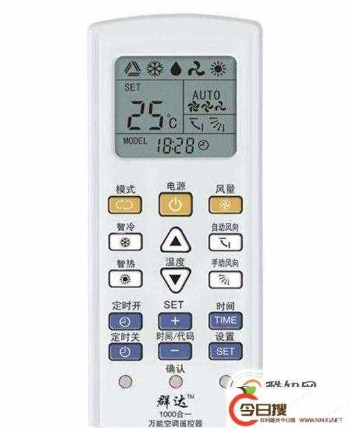 空調(diào)遙控器，萬能遙控器說明書代碼表設(shè)置方法