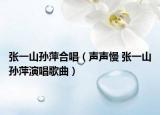 張一山孫萍合唱（聲聲慢 張一山孫萍演唱歌曲）