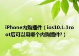 iPhone內(nèi)購插件（ios10.1.1root后可以用哪個內(nèi)購插件?）