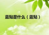 藍(lán)貼是什么（藍(lán)貼）