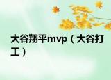 大谷翔平mvp（大谷打工）