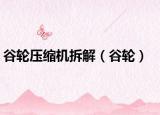 谷輪壓縮機(jī)拆解（谷輪）