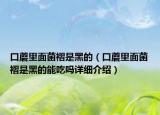 口蘑里面菌褶是黑的（口蘑里面菌褶是黑的能吃嗎詳細(xì)介紹）
