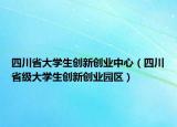 四川省大學生創(chuàng)新創(chuàng)業(yè)中心（四川省級大學生創(chuàng)新創(chuàng)業(yè)園區(qū)）