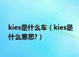 kies是什么車（kies是什么意思?）
