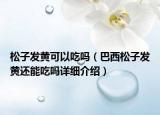 松子發(fā)黃可以吃嗎（巴西松子發(fā)黃還能吃嗎詳細(xì)介紹）