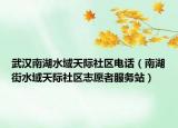 武漢南湖水域天際社區(qū)電話（南湖街水域天際社區(qū)志愿者服務站）