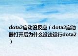 dota2啟動(dòng)沒(méi)反應(yīng)（dota2啟動(dòng)器打開(kāi)后為什么沒(méi)法運(yùn)行dota2）