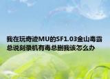 我在玩奇跡MU的SF1.03金山毒霸總說刻錄機(jī)有毒總刪我該怎么辦