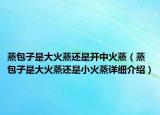 蒸包子是大火蒸還是開中火蒸（蒸包子是大火蒸還是小火蒸詳細介紹）