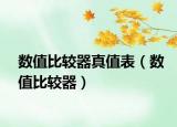 數值比較器真值表（數值比較器）