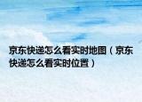 京東快遞怎么看實時地圖（京東快遞怎么看實時位置）