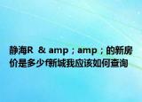 靜海R  & amp；amp；的新房?jī)r(jià)是多少f新城我應(yīng)該如何查詢