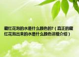 藏紅花泡的水是什么顏色的?（真正的藏紅花泡出來的水是什么顏色詳細介紹）