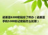 諾基亞6300密碼忘了咋辦（諾基亞手機(jī)5300忘記密碼怎么處理）