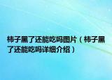柿子黑了還能吃嗎圖片（柿子黑了還能吃嗎詳細介紹）