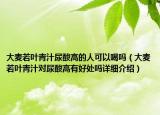 大麥若葉青汁尿酸高的人可以喝嗎（大麥若葉青汁對尿酸高有好處嗎詳細(xì)介紹）