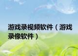 游戲錄視頻軟件（游戲錄像軟件）