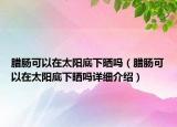 臘腸可以在太陽(yáng)底下曬嗎（臘腸可以在太陽(yáng)底下曬嗎詳細(xì)介紹）