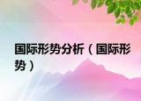 國際形勢分析（國際形勢）