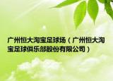 廣州恒大淘寶足球場（廣州恒大淘寶足球俱樂部股份有限公司）