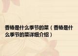 香椿是什么季節(jié)的菜（香椿是什么季節(jié)的菜詳細介紹）