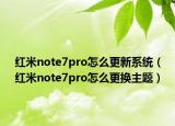 紅米note7pro怎么更新系統(tǒng)（紅米note7pro怎么更換主題）