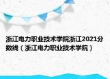 浙江電力職業(yè)技術(shù)學(xué)院浙江2021分?jǐn)?shù)線（浙江電力職業(yè)技術(shù)學(xué)院）
