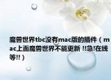 魔獸世界tbc沒有mac版的插件（mac上面魔獸世界不能更新 !!急!在線等!!）