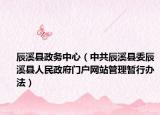 辰溪縣政務(wù)中心（中共辰溪縣委辰溪縣人民政府門戶網(wǎng)站管理暫行辦法）