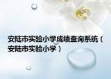 安陸市實驗小學(xué)成績查詢系統(tǒng)（安陸市實驗小學(xué)）