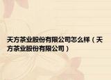 天方茶業(yè)股份有限公司怎么樣（天方茶業(yè)股份有限公司）