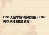 DNF天空學(xué)域5噬魂覺醒（DNF天空學(xué)域5噬魂覺醒）