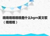 哦哦哦哦哦哦是什么bgm英文歌（哦哦哦）