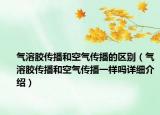 氣溶膠傳播和空氣傳播的區(qū)別（氣溶膠傳播和空氣傳播一樣嗎詳細介紹）
