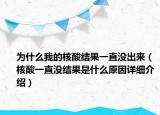 為什么我的核酸結(jié)果一直沒(méi)出來(lái)（核酸一直沒(méi)結(jié)果是什么原因詳細(xì)介紹）