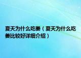 夏天為什么吃姜（夏天為什么吃姜比較好詳細(xì)介紹）