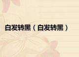 白發(fā)轉(zhuǎn)黑（白發(fā)轉(zhuǎn)黑）