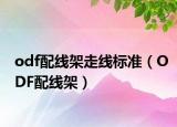 odf配線架走線標(biāo)準(zhǔn)（ODF配線架）
